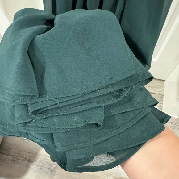 SOLD Lulus Mythical Kind of Love Dark Green Maxi Dress Size Small - Picture 5 of 6